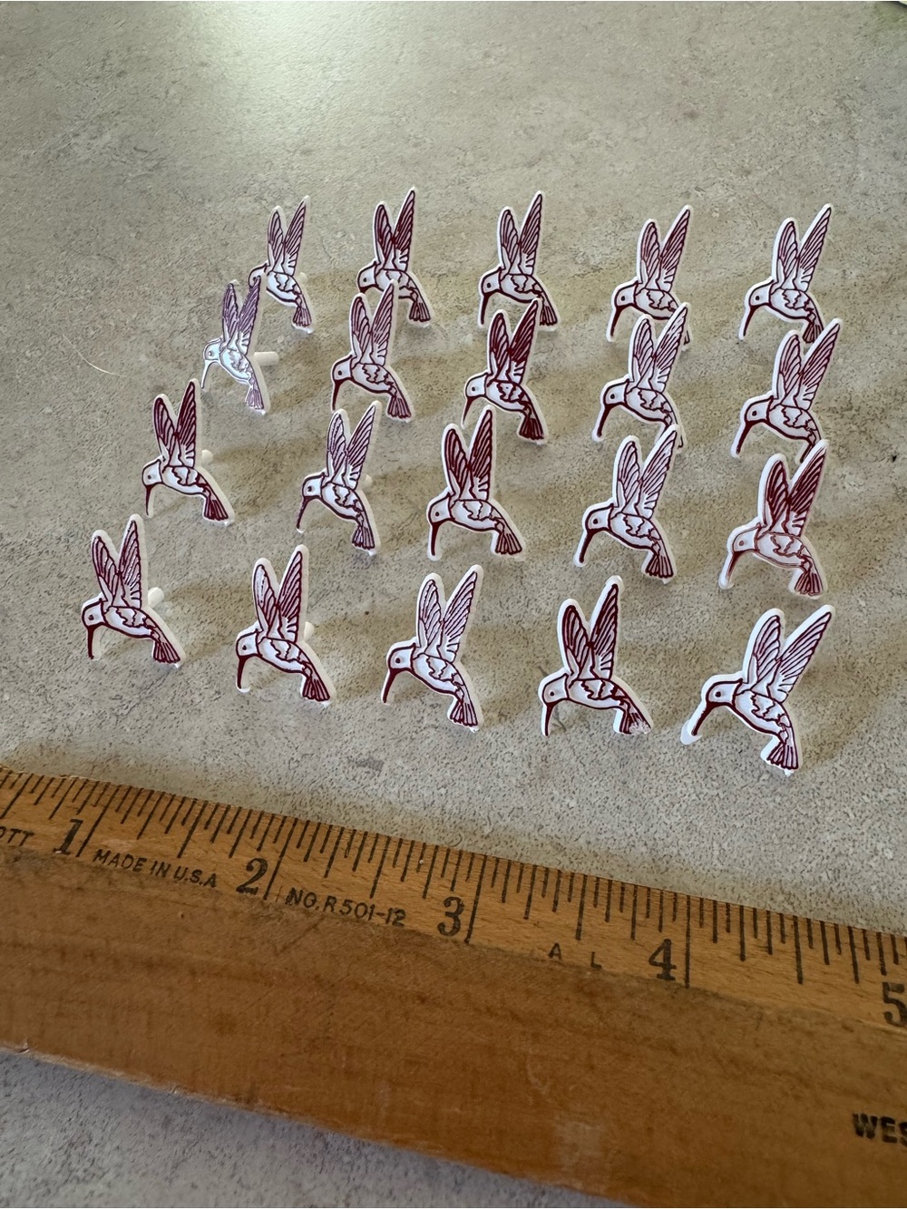 20x Desert Springs Golf Club Ball Marker Lot Palm Desert California Hummingbird
